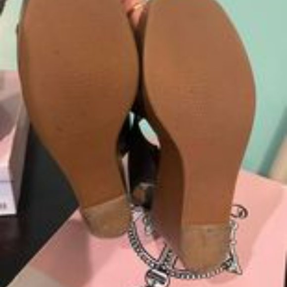 CROWN VINTAGE Beige Canvas Wedge Slip On Open Toe - Picture 9 of 9